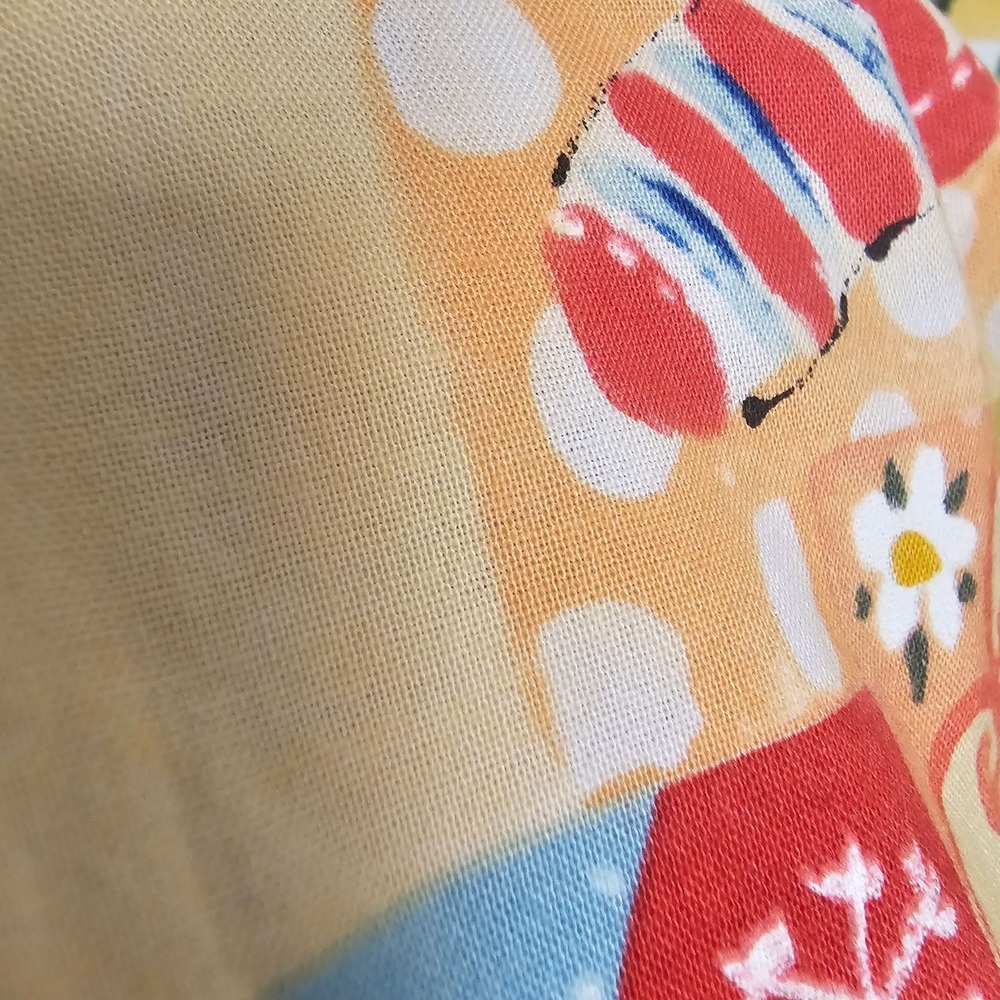 Jane Kitching for Spectrix Christmas Holiday Cotton Fabric 42x58" Santa Snowman - Picture 9 of 15
